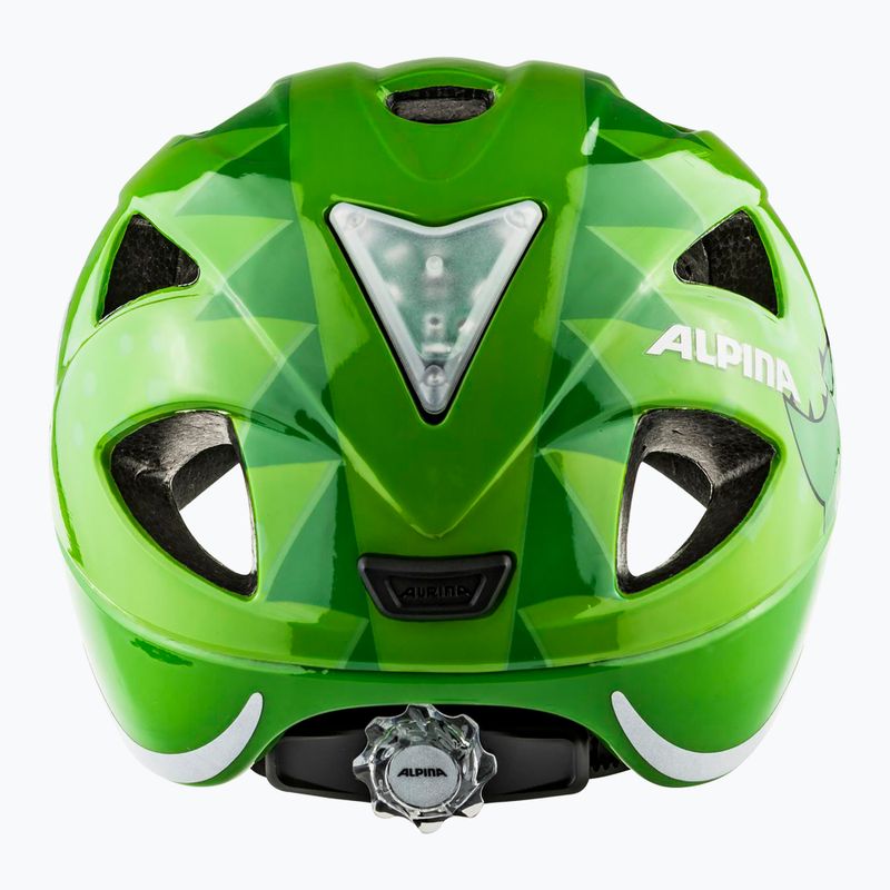 Detská cyklistická prilba Alpina Ximo Flash green dino gloss 4