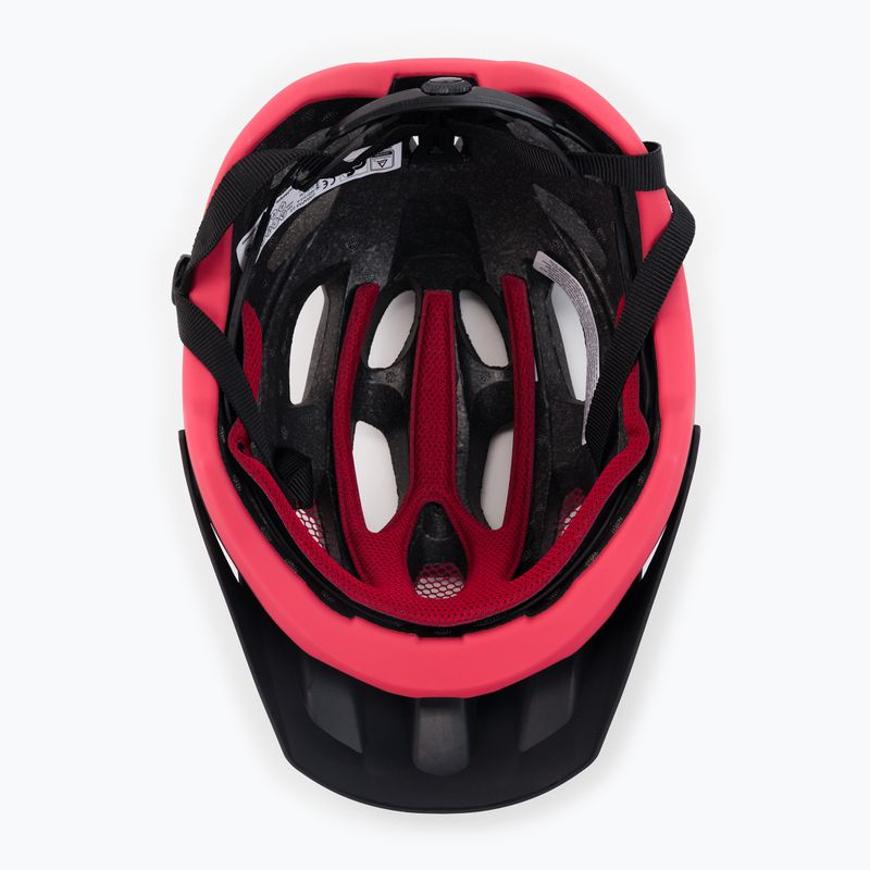 Cyklistická prilba Alpina Carapax 2.0 black/red matte 5