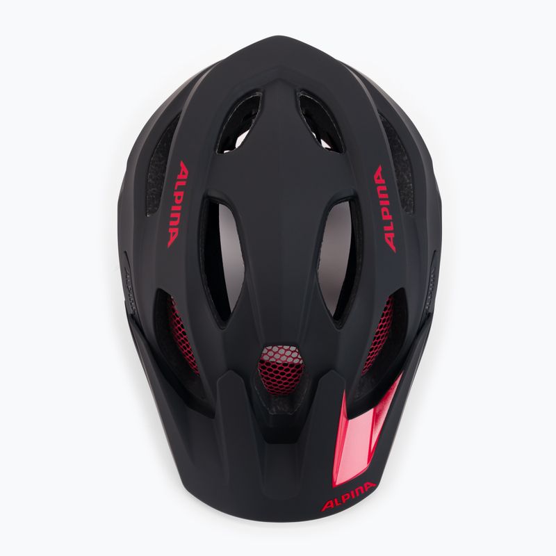 Cyklistická prilba Alpina Carapax 2.0 black/red matte 6
