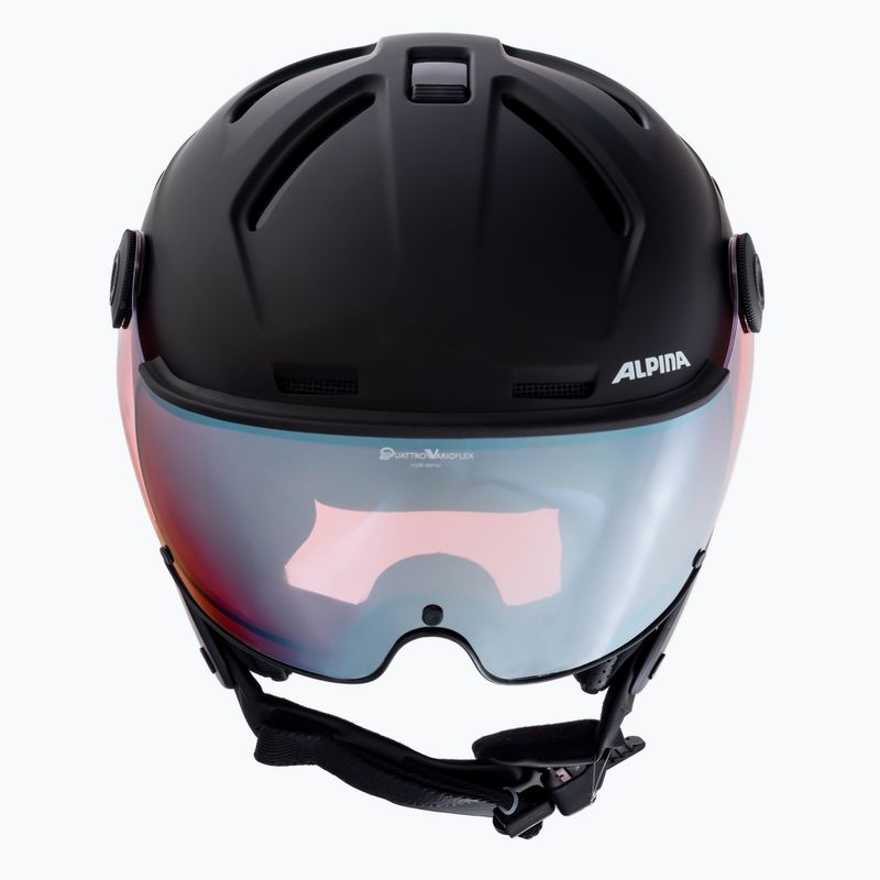 Lyžiarska prilba Alpina Attelas Visor QVM black matt/silver 2