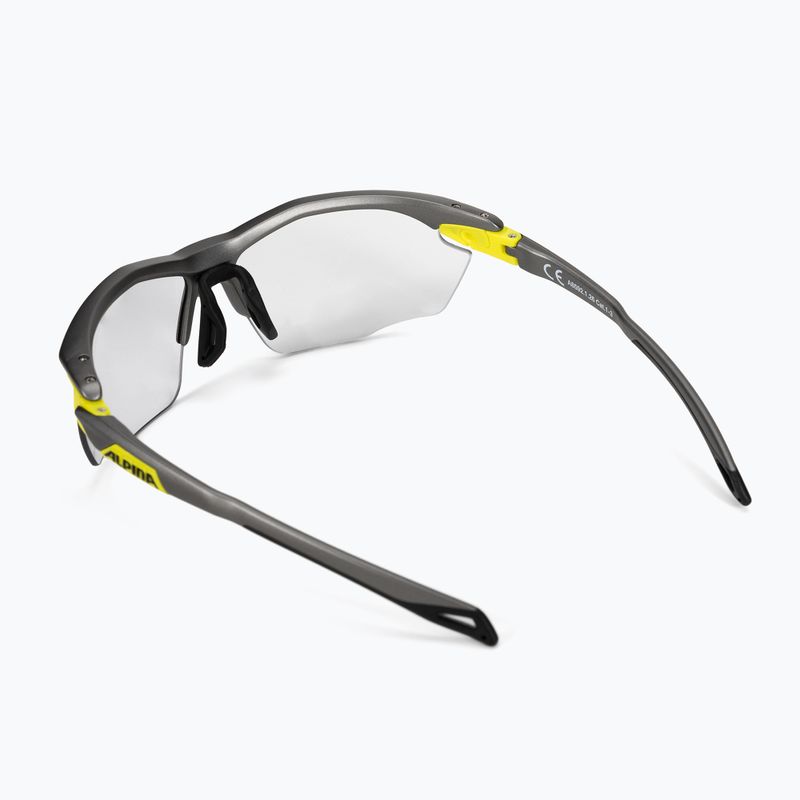 Cyklistické okuliare Alpina Twist Five Hr V tin matt neon yellow/black 2
