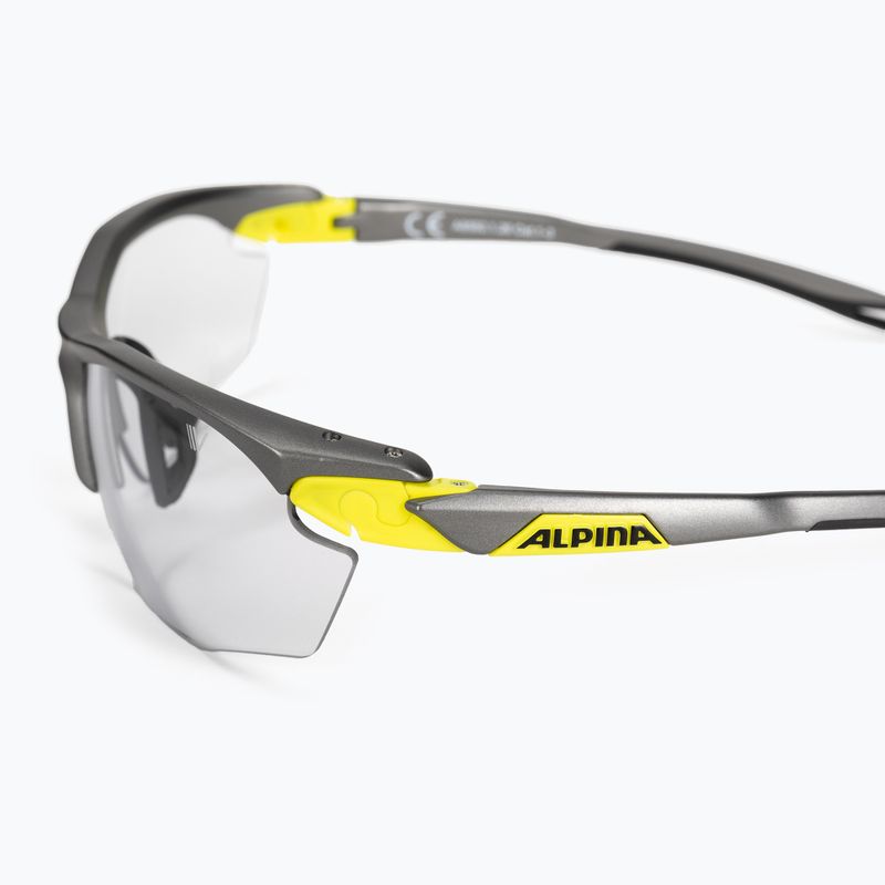 Cyklistické okuliare Alpina Twist Five Hr V tin matt neon yellow/black 4