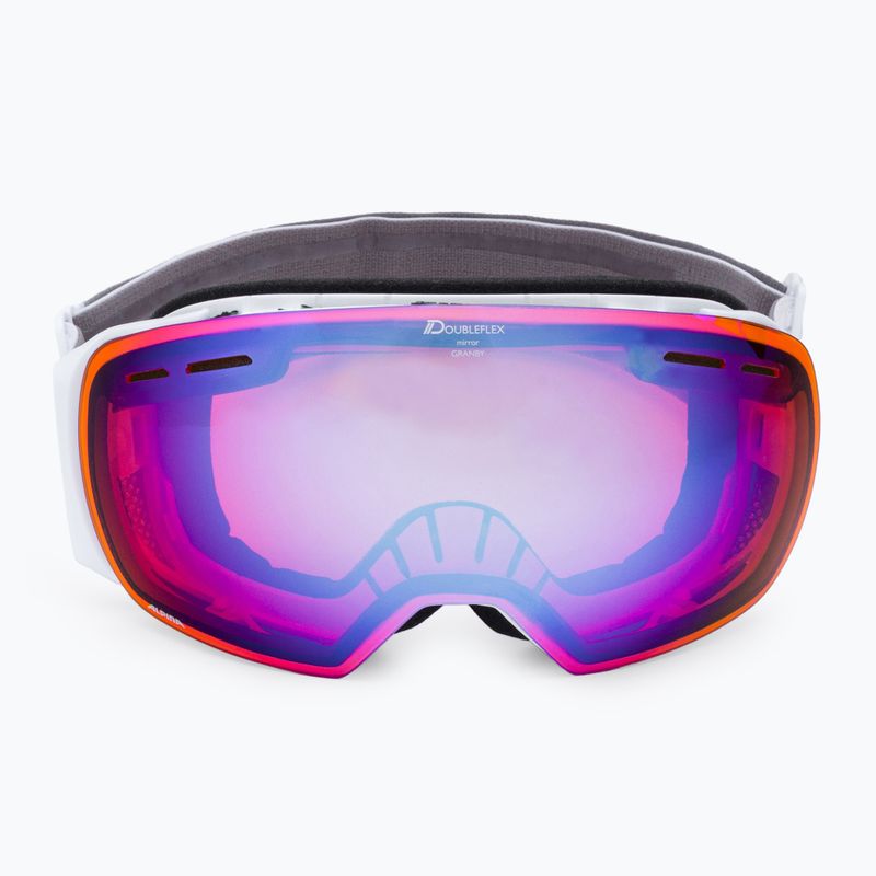 Lyžiarske okuliare Alpina Granby Q-Lite white gloss/blue sph 2