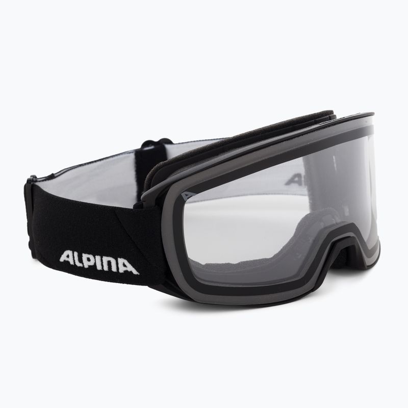 Lyžiarske okuliare Alpina Nakiska black matt/clear