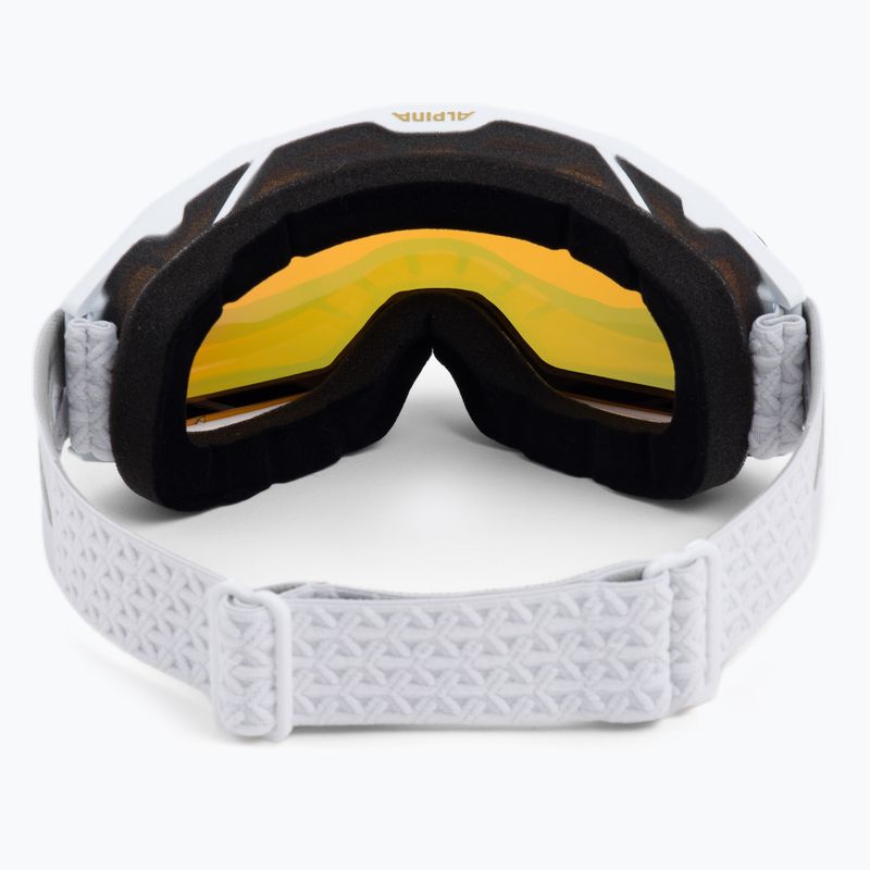 Lyžiarske okuliare Alpina Nakiska Q-Lite white matt/pink 3