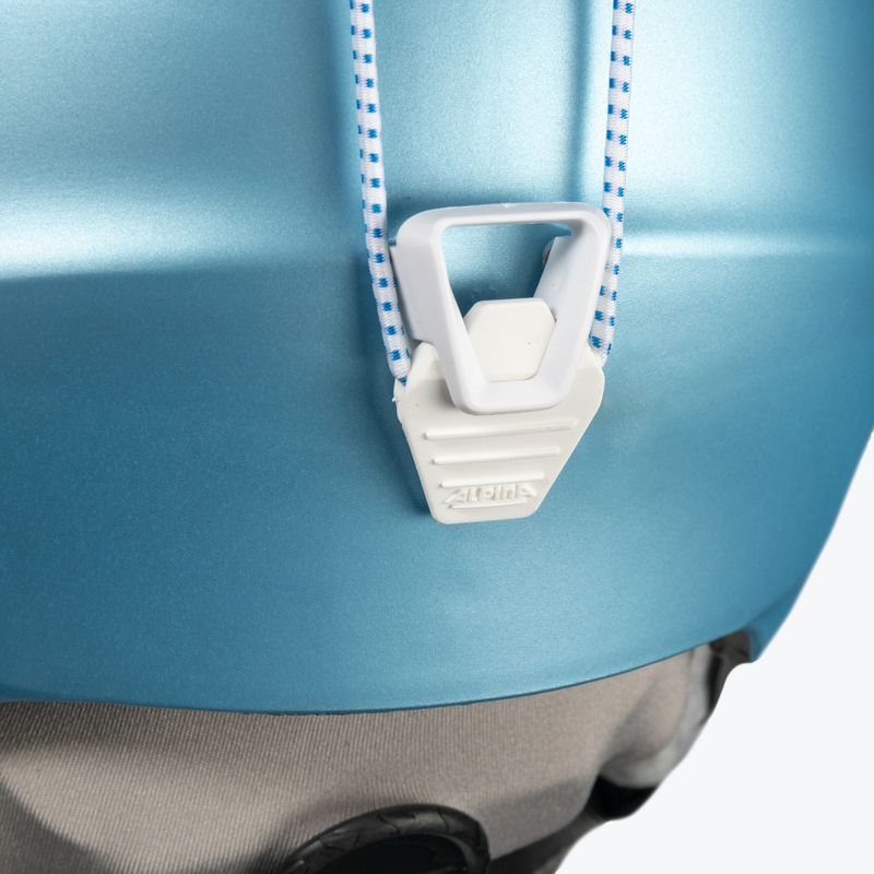 Lyžiarska prilba Alpina Grand skyblue/white matt 8