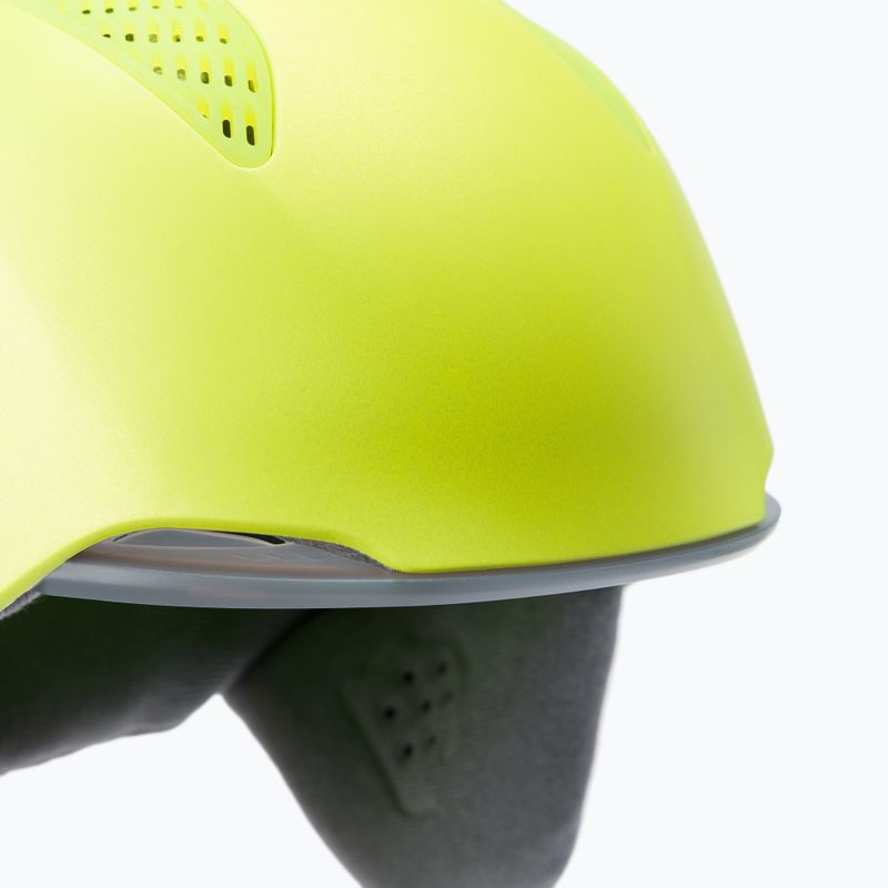 Detské lyžiarske prilby Alpina Grand Jr neon yellow 6
