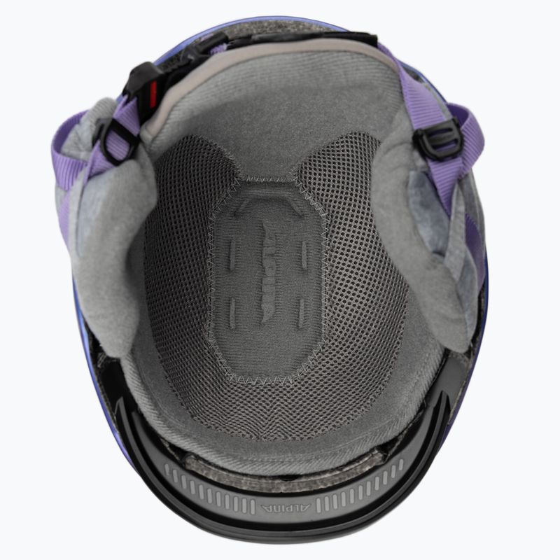 Detské lyžiarske prilby Alpina Grand Jr flip-flop purple 5