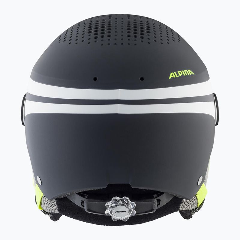 Detské lyžiarske prilby Alpina Zupo Visor Q-Lite charcoal/neon matt 12