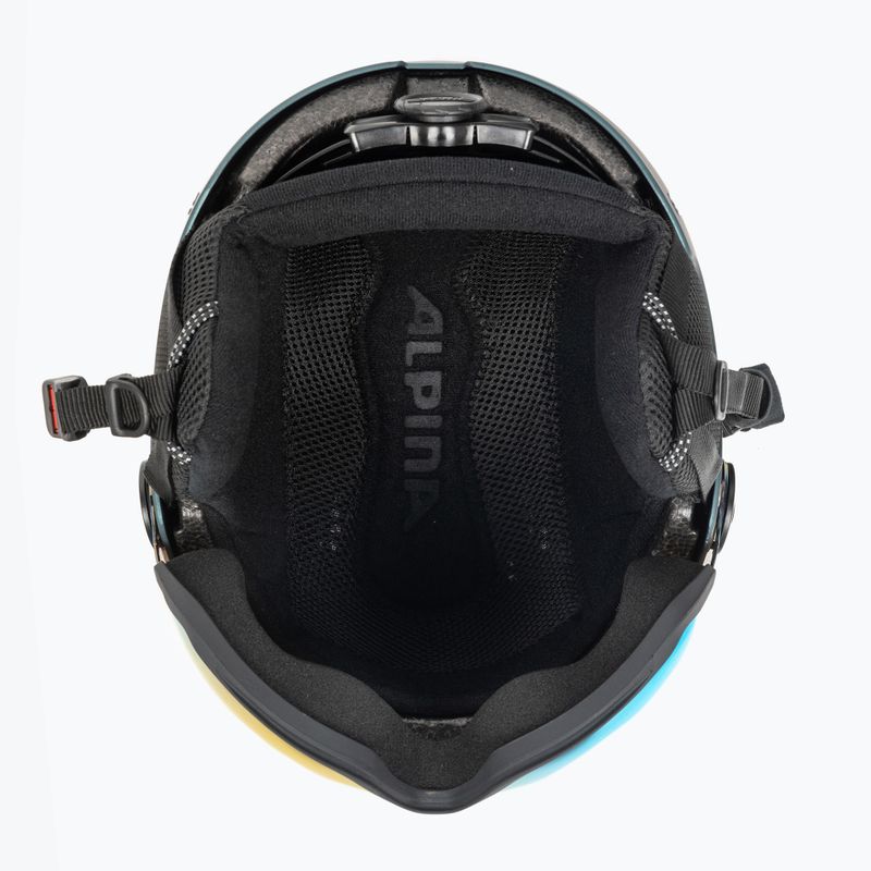 Lyžiarska prilba Alpina Arber Visor Q Lite petrol/green matt 5