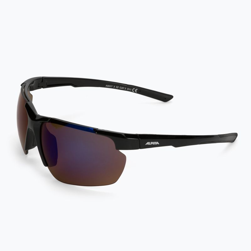 Cyklistické okuliare Alpina Defey HR black matte / white / black 5