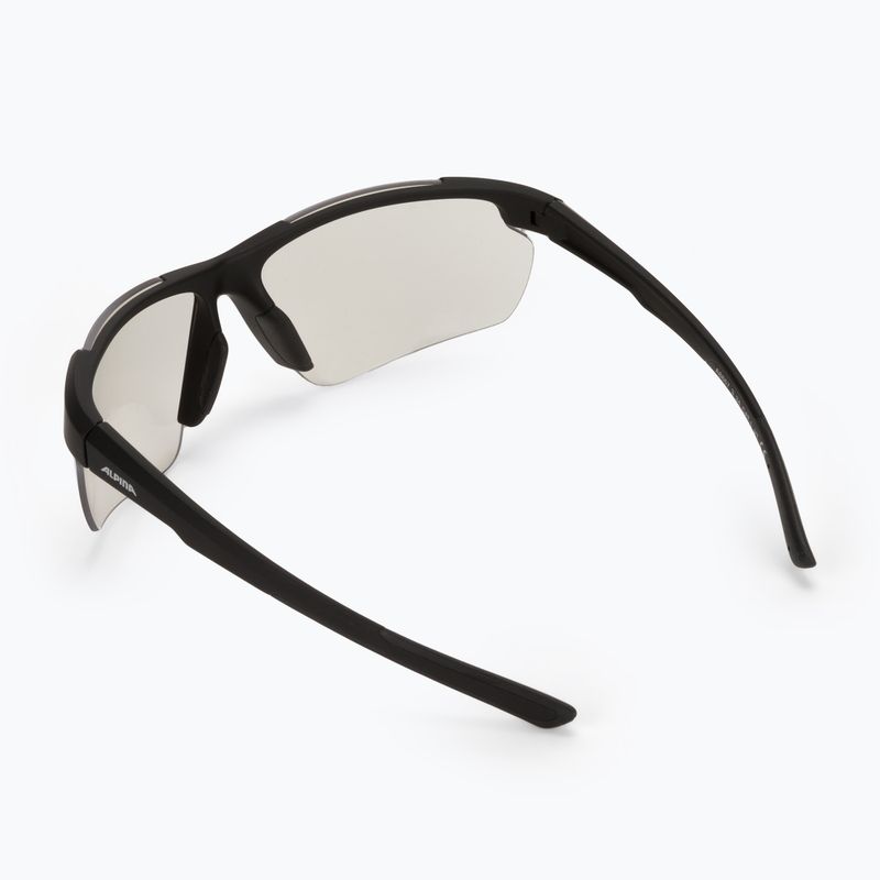 Cyklistické okuliare Alpina Defey HR black matt/clear mirror 2
