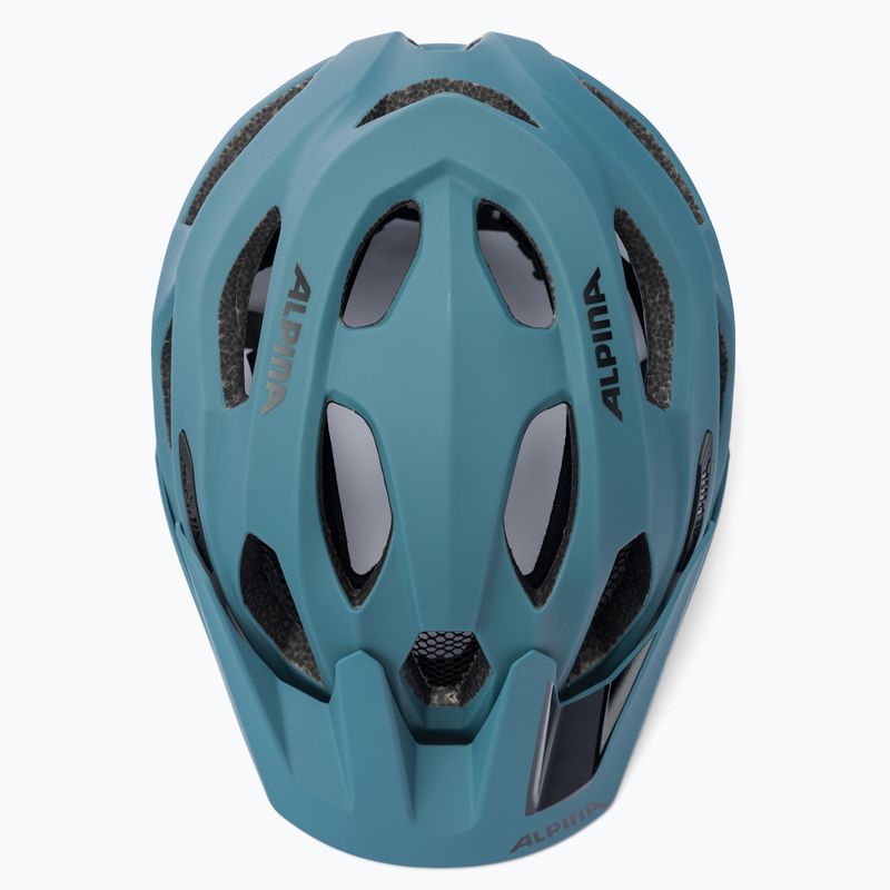 Cyklistická prilba Alpina Carapax 2.0 dirt blue matt 6