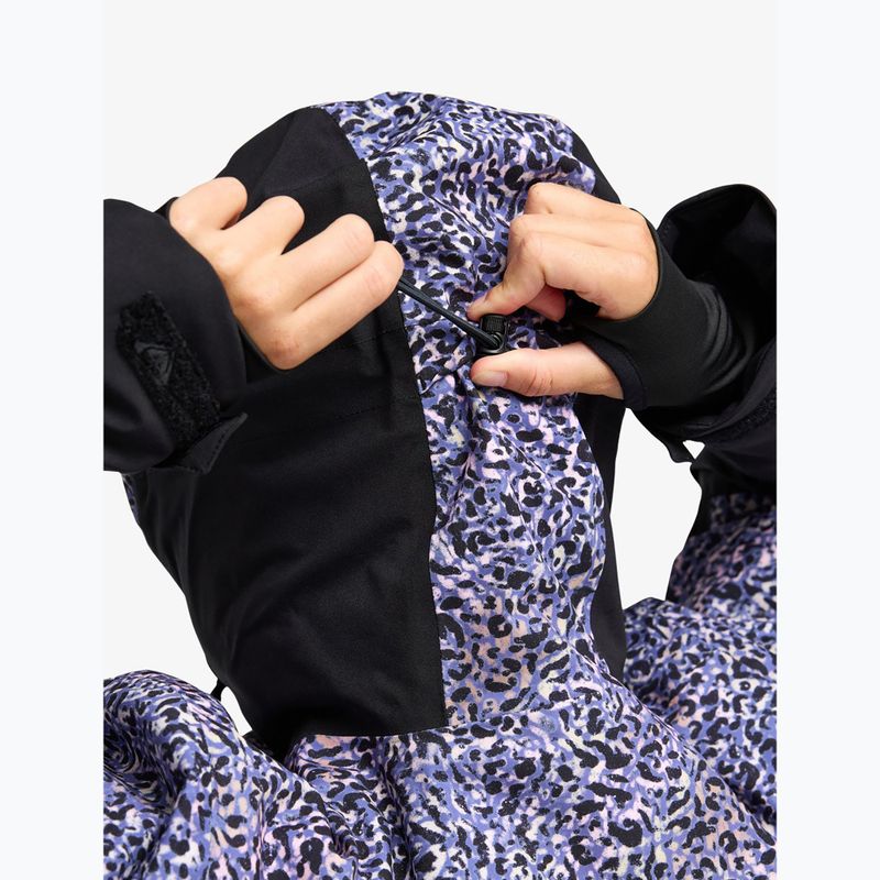 Dámska snowboardová bunda ROXY 20K Ice Haven twilight purple wildin out 9