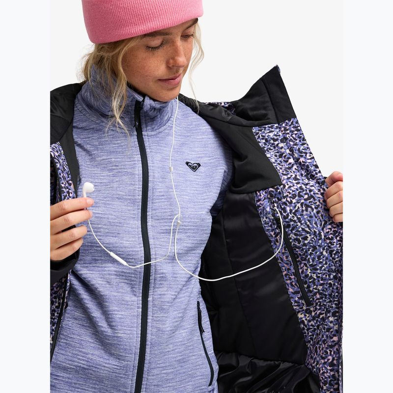 Dámska snowboardová bunda ROXY 20K Ice Haven twilight purple wildin out 12