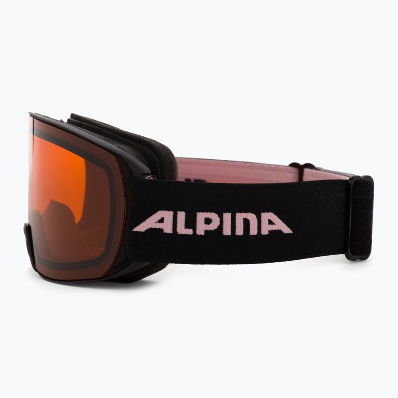 Lyžiarske okuliare Alpina Nakiska black/rose matt/orange 4