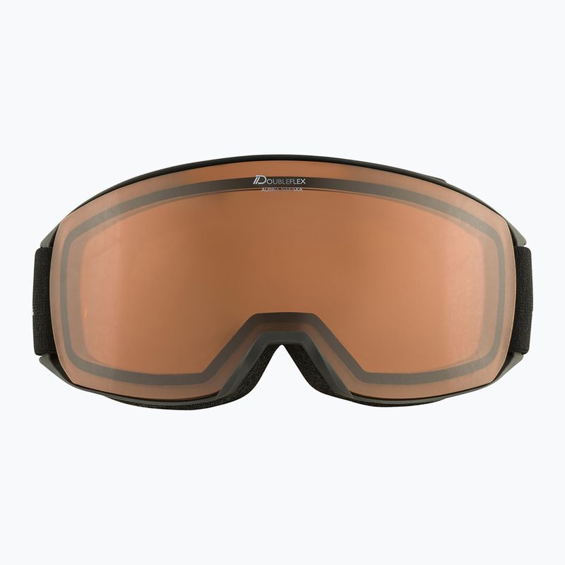 Lyžiarske okuliare Alpina Nakiska black/rose matt/orange 7