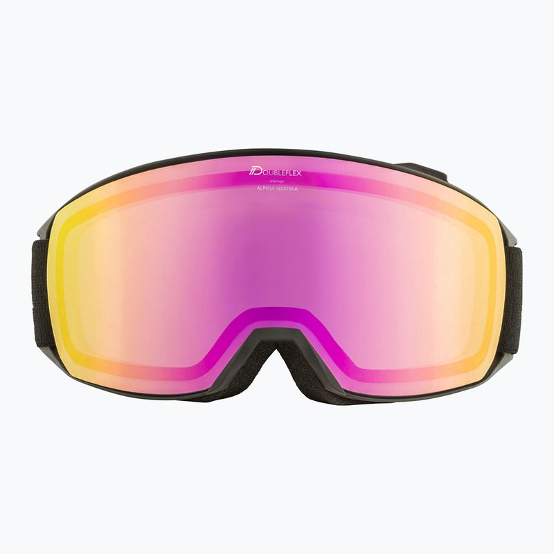 Lyžiarske okuliare Alpina Nakiska Q-Lite black/rose matt/pink 7