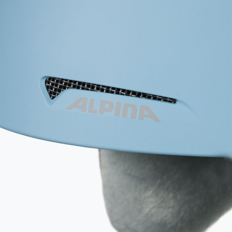 Detské lyžiarske prilby Alpina Zupo skyblue matt 7