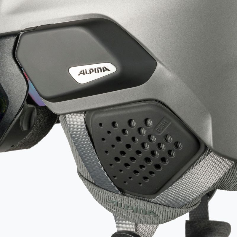 Lyžiarska prilba Alpina Alto QV gunmetal matt 7