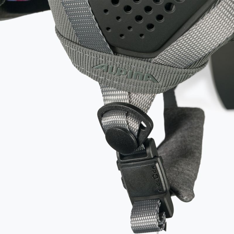 Lyžiarska prilba Alpina Alto QV gunmetal matt 8