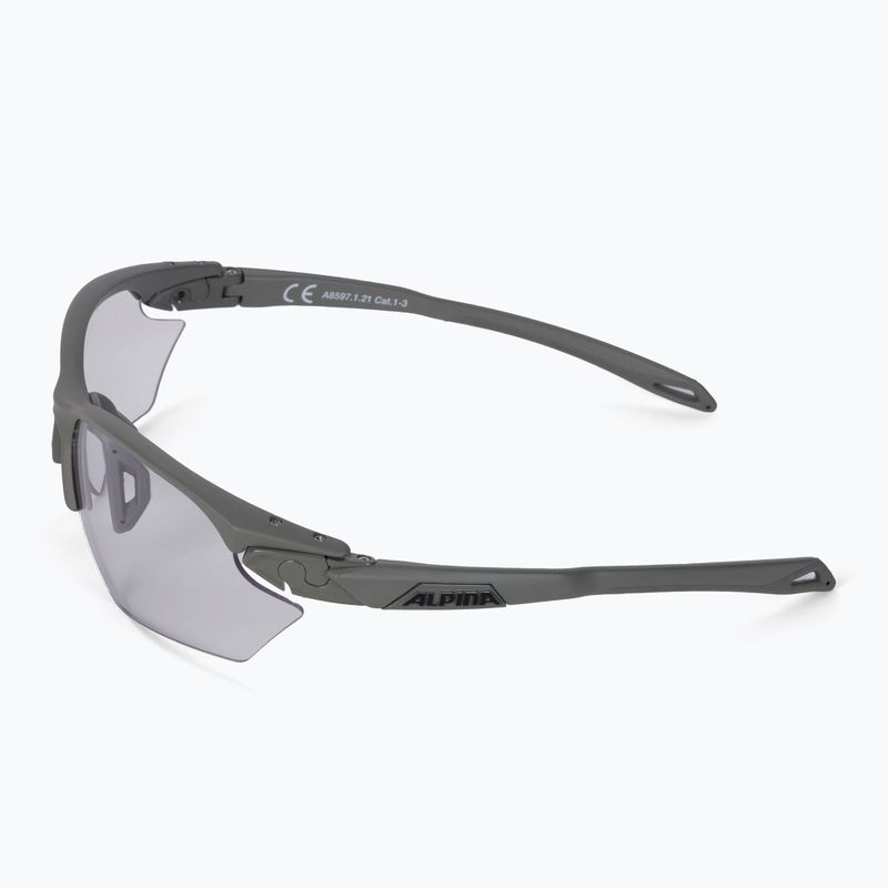 Cyklistické okuliare Alpina Twist Five Hr S V moon grey matt/black 4