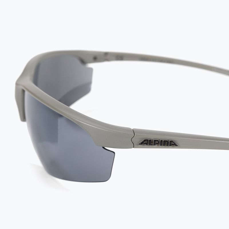 Cyklistické okuliare Alpina Tri-Effect 2.0 moon grey matt/black mirror/clear/orange mirror 4