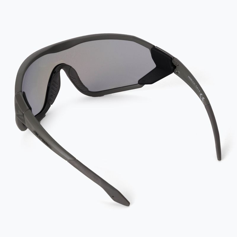 Cyklistické okuliare Alpina S-Way VM moon-grey matt/blue mirror 2
