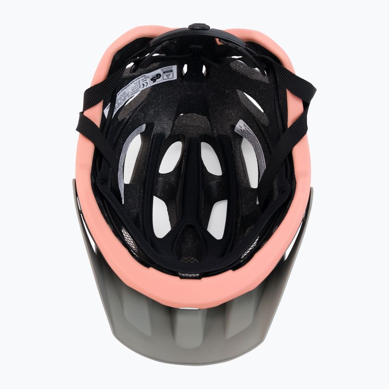 Cyklistická prilba Alpina Carapax 2.0 moon grey peach matt 5