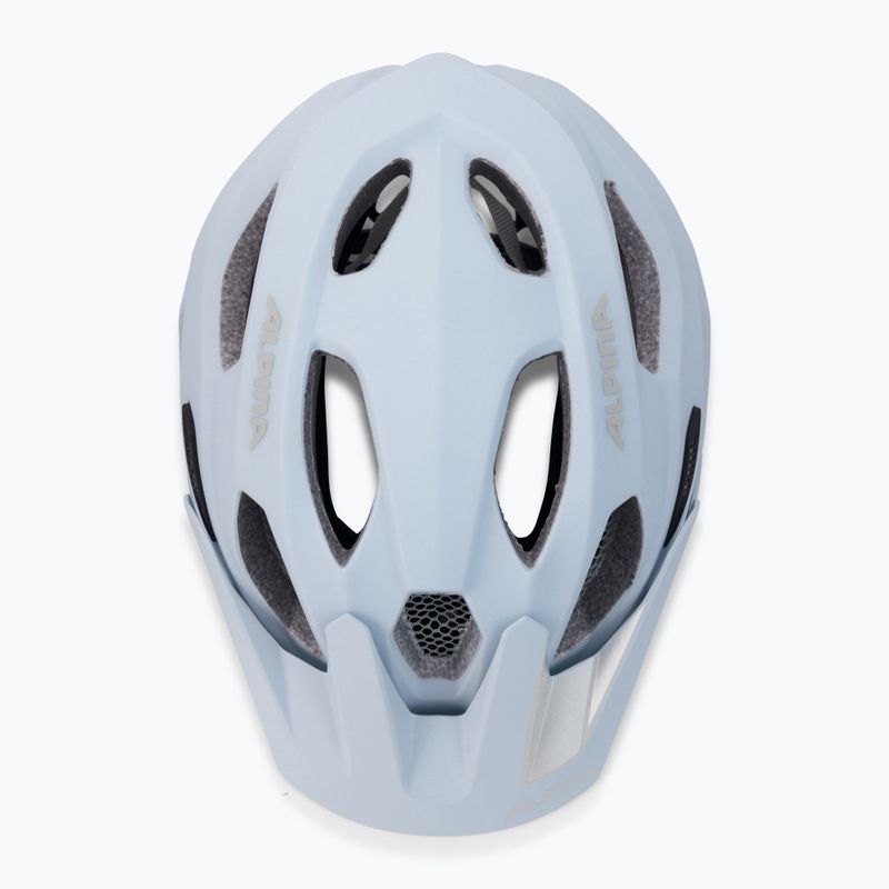 Cyklistická prilba Alpina Carapax 2.0 dove blue/grey matte 6