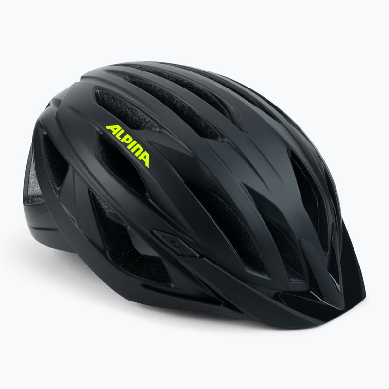 Cyklistická prilba Alpina Parana black neon/yellow matte