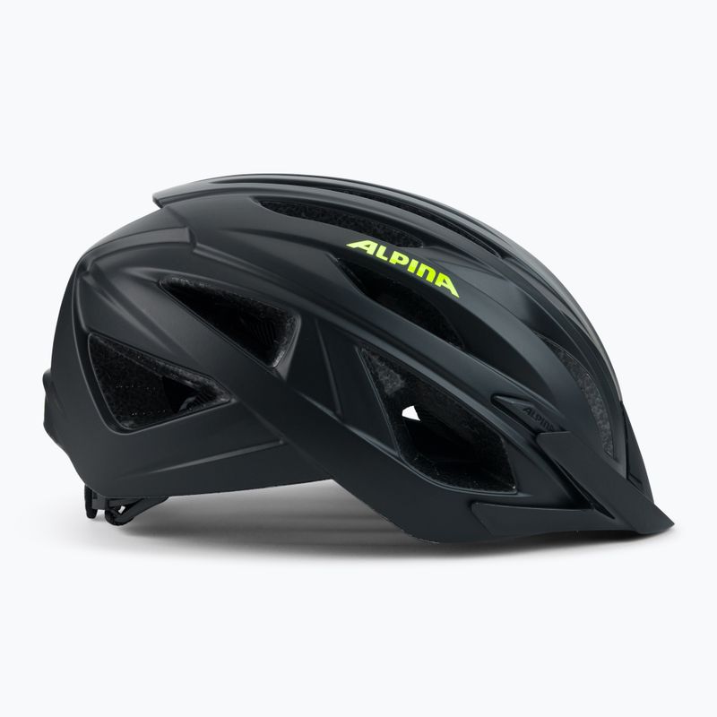 Cyklistická prilba Alpina Parana black neon/yellow matte 3