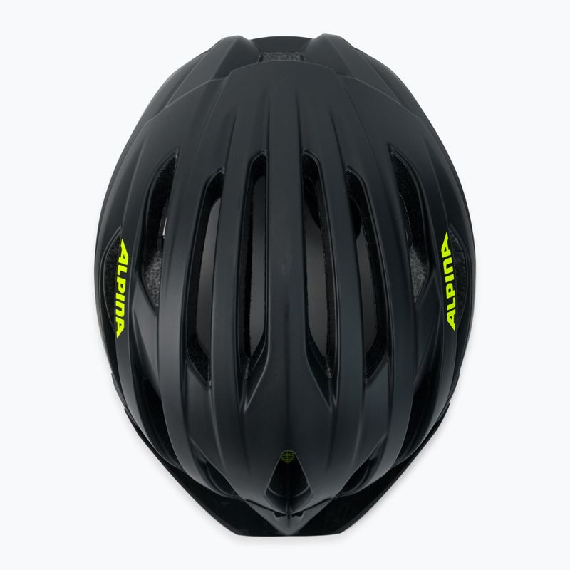 Cyklistická prilba Alpina Parana black neon/yellow matte 6