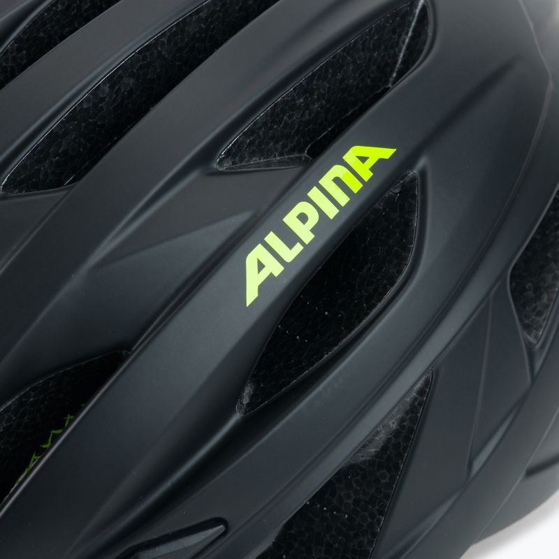 Cyklistická prilba Alpina Parana black neon/yellow matte 7