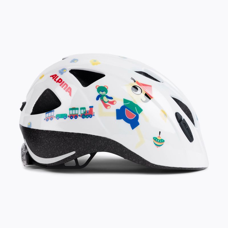 Detská cyklistická prilba Alpina Ximo white bear gloss 3