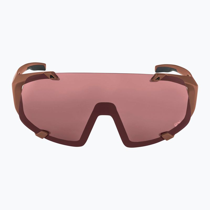 Slnečné okuliare Alpina Hawkeye Q-Lite brick matt/black red mirror 2
