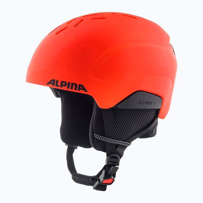 Detské lyžiarske prilby Alpina Pizi neon/orange matt 9