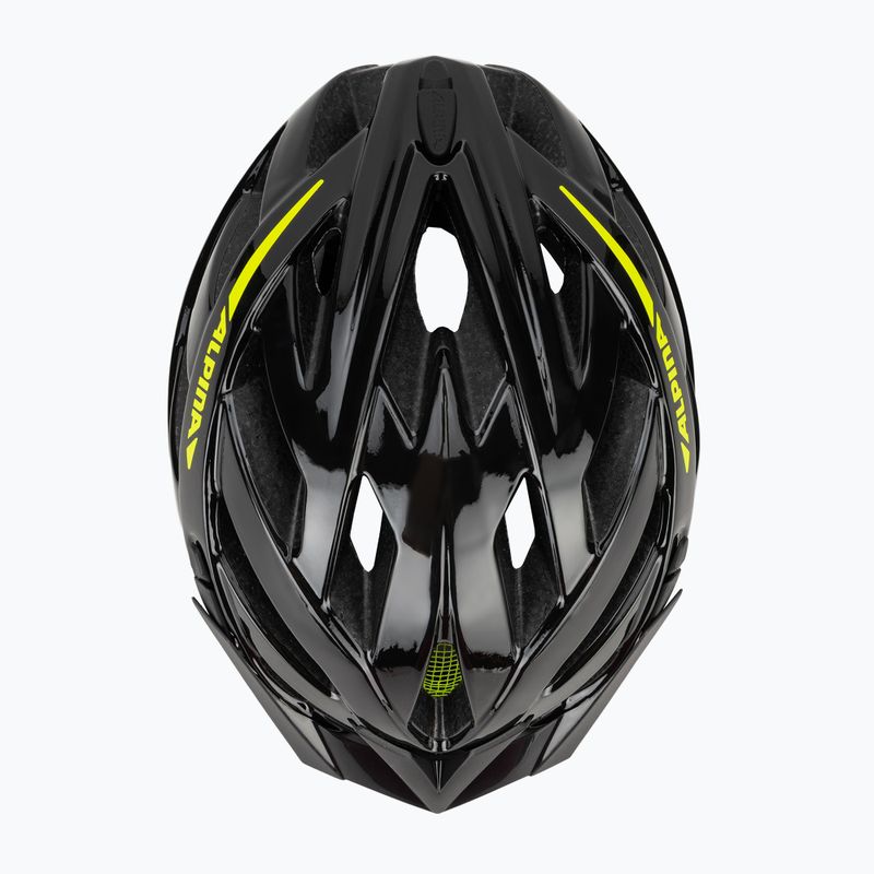 Cyklistická prilba Alpina Panoma 2.0 black/neon yellow gloss 6