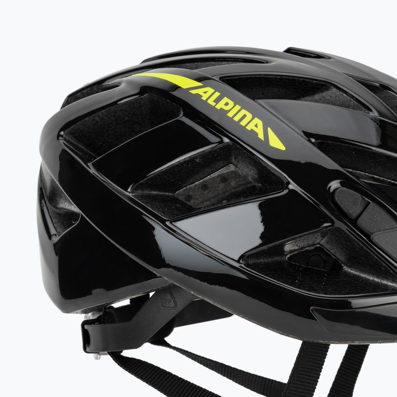 Cyklistická prilba Alpina Panoma 2.0 black/neon yellow gloss 7