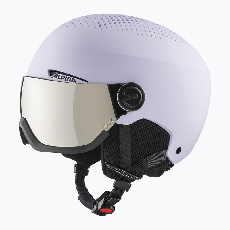 Alpina Arber Visor Q Lite lyžiarska prilba lilac matt 6