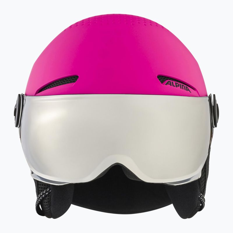 Detská lyžiarska prilba Alpina Zupo Visor Q-Lite pink matt 2