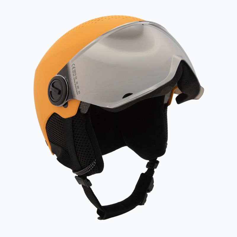 Detská lyžiarska prilba Alpina Zupo Visor Q-Lite burned/ yellow matt 10