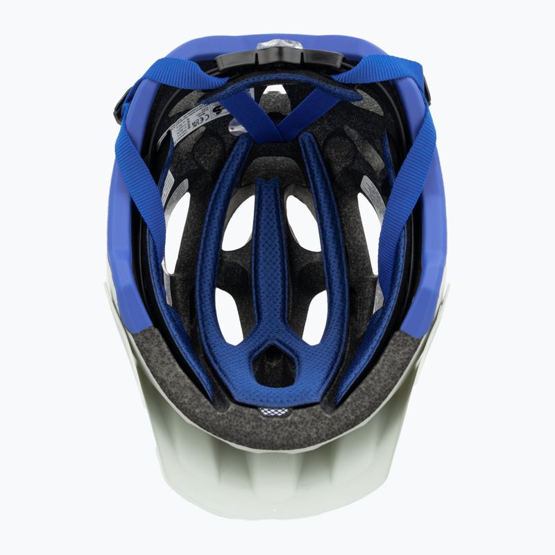 Detská cyklistická prilba Alpina Carapax smoke grey/blue matt 5