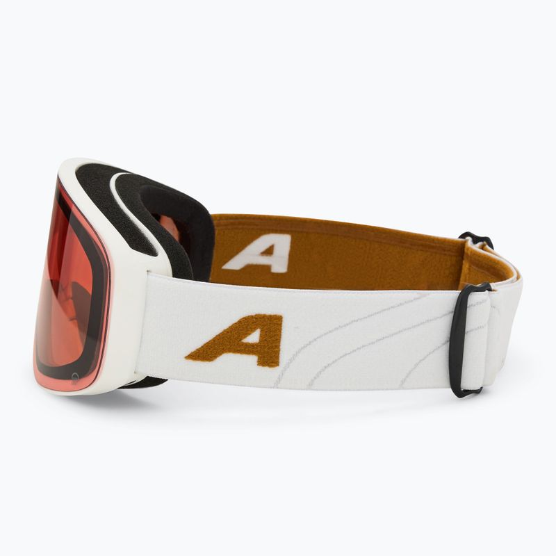 Lyžiarske okuliare Alpina Ladis Q white/ gold matt/ gold 4