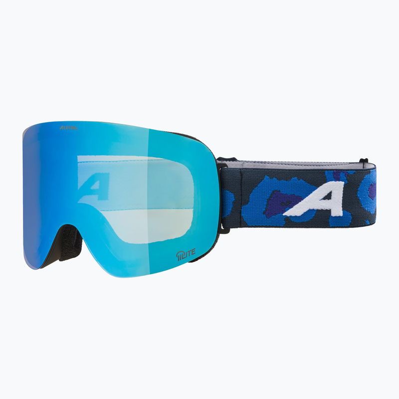 Lyžiarske okuliare Alpina Penken Q-Lite black/ lila/ leo matt/ blue 5