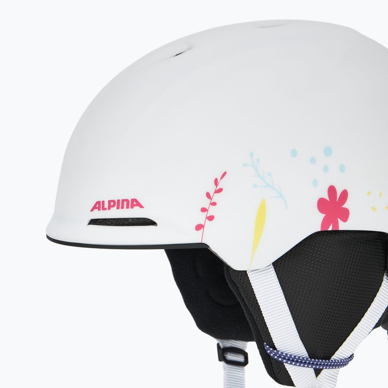 Detská lyžiarska prilba Alpina Brix white/ graphic matt 7