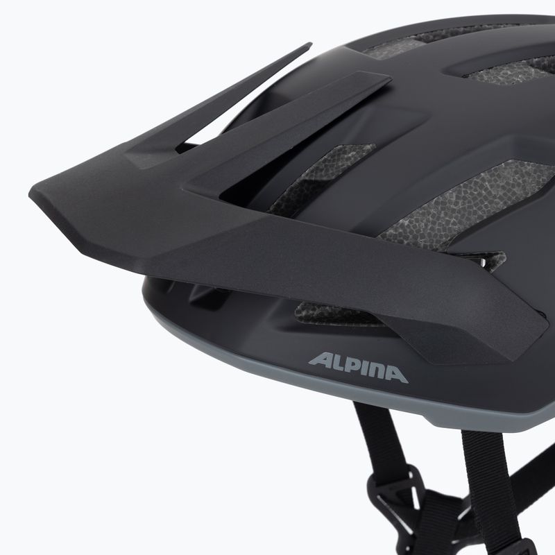 Cyklistická prilba Alpina Taunus black/grey matt 8