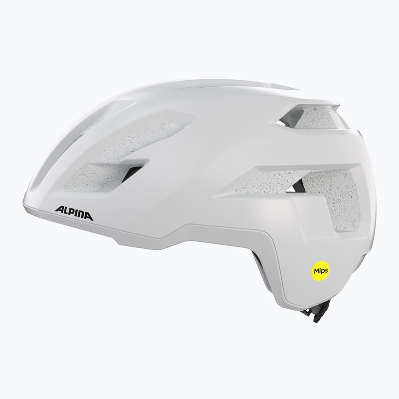 Cyklistická prilba Alpina Taunus Gravel MIPS biela matná 4