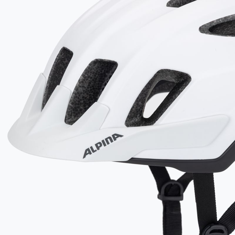 Cyklistická prilba Alpina Paranus biela matná 7