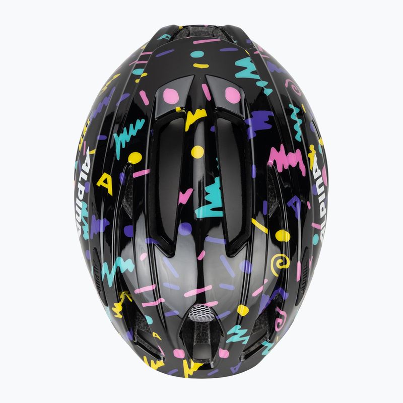 Detská cyklistická prilba Alpina Pico black/confetti gloss 6